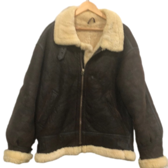 US ARMY AIR FORCES Other - Shearling Leather Jacket For Men Size 54-XL
